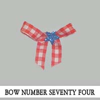 Bow Number Seventy Four
