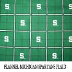 Flannel Michigan Spartans Plaid
