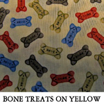 Bone Treats on Yellow