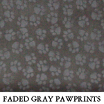 Faded Gray Pawprints