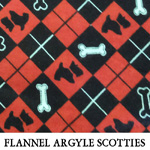 Flannel Argyle Scotties