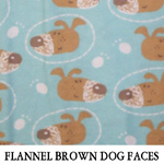 Flannel Brown Dog Facs