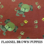 Flannel Brown Puppies