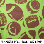 Flannel Football on Lime