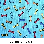 Bones on Blue