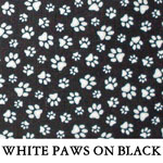 Reversible White Paws on Black..ONE S