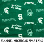 Flannel Michigan Spartans