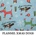Flannel Xmas Dogs