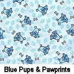 Blue Pups & Pawprints