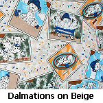 Dalmations on Beige