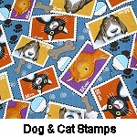 Dogs & Cats Stamps