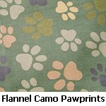 Flannel Camo Pawprints
