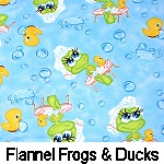 Flannel Frogs & Ducks