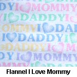 Flannel I Love Mommy