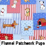 Flannel Patchwork Pups
