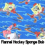 Flannel Sponge Bob Hockey