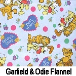 Garfield & Odie on Flannel