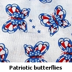patriotic butterflies
