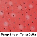 Pawprints on Terra Cotta