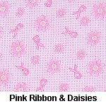 Pink Ribbon & Daisies