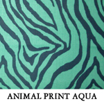 Animal Print Aqua
