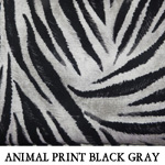 Animal Print Black Gray