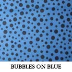 Bubbles on Blue