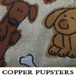 Copper Pupsters..FOUR XS**TWO S