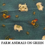 Farm Animals on Green
