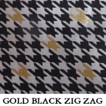 Gold Black Zig Zag