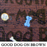 Good Dog on Brown