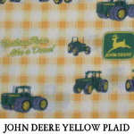 John Deere Yellow Plaid