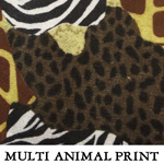 Multi Animal Print..ONE XL