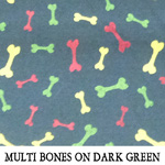 Multi Bones on Dark Green