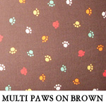Multi Paws on Brown
