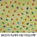 Multi Paws on Yellow