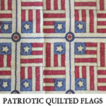 Patriotic Quilted Flags