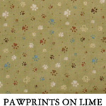 Pawprints on Lime