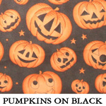 Pumpkins on Black
