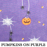 Pumpkins on Purple