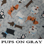 Pups on Gray