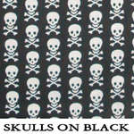 Skulls on Black
