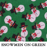 Snowmen on Green