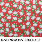 Snowmen on Red