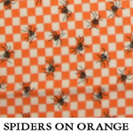 Spiders on Orange