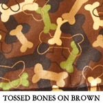 Tossed Bones on Brown