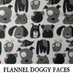 Flannel Doggy Faces