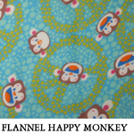 Flannel Happy Monkey