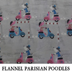 Flannel Parisian Poodles