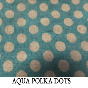 Aqua Polka Dogs..ONE Extra Medium